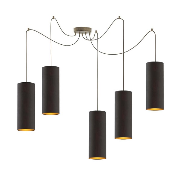 Lampa wisząca nad stół VIZELA T5  GOLD  Lysne