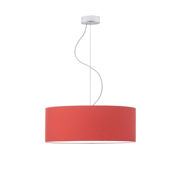 Lampa wisząca do pokoju HAJFA fi - 50 cm - kolor czerwony  Lysne