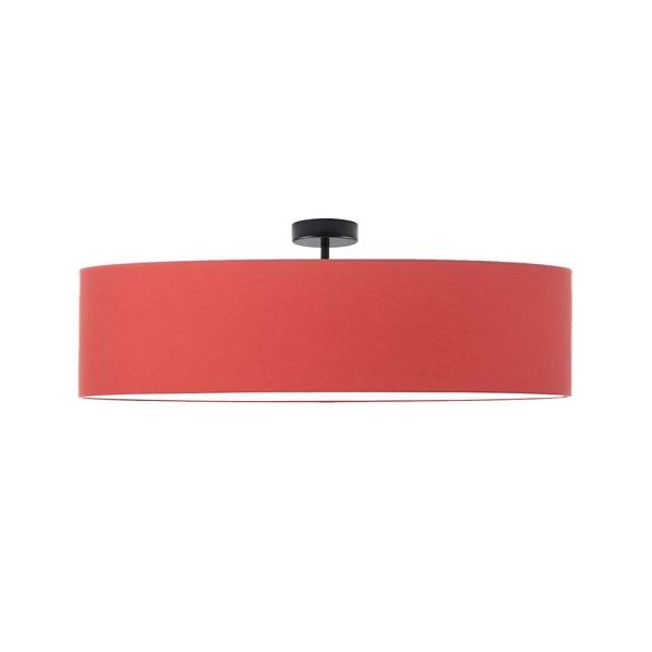 Lampa sufitowa GRENADA  fi - 80 cm - kolor czerwony  Lysne