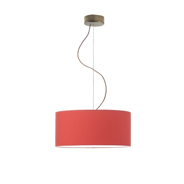 Lampa Sufitowe  wisząca HAJFA fi - 40 cm - kolor czerwony  Lysne
