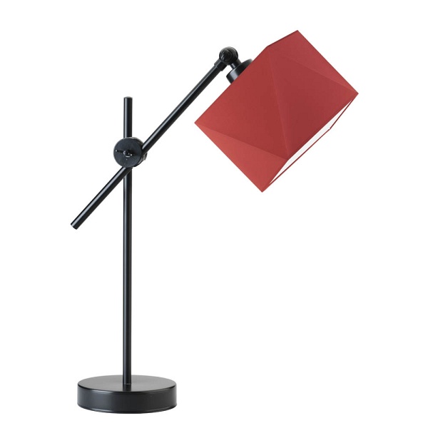 Lampka Czerwona  stołowa do salonu BELO   Lysne