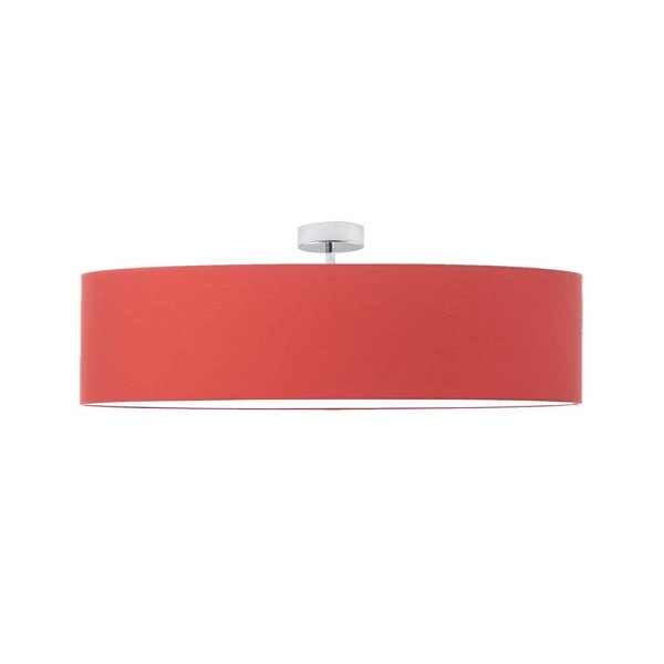 Lampa sufitowa GRENADA  fi - 80 cm - kolor czerwony  Lysne