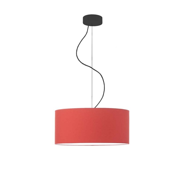 Lampa Sufitowe  wisząca HAJFA fi - 40 cm - kolor czerwony  Lysne