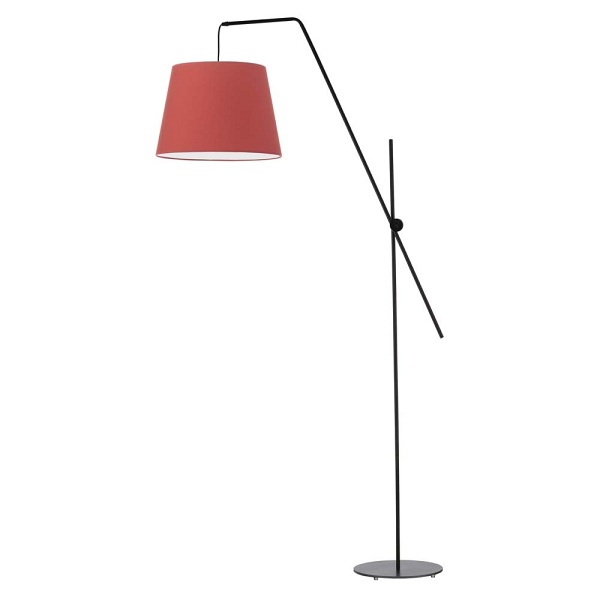 Lampa podłogowa z regulacją kąta padania światła do czytania VIGO   Lysne