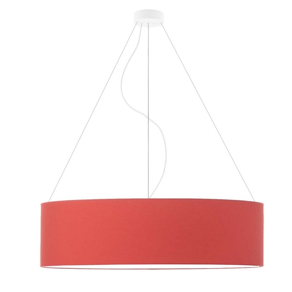Lampa Designerska  wisząca PORTO fi - 80 cm - kolor czerwony  Lysne