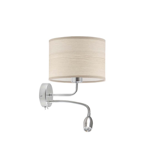 Kinkiet Nowoczesny  do sypialni LED CAPRI ECO z włącznikami  Lysne