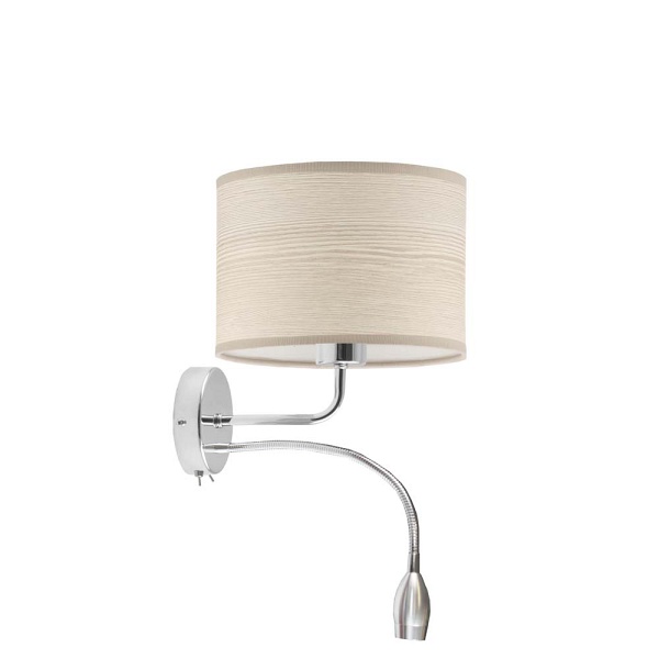 Kinkiet Nowoczesny  CAPRI ECO z włącznikiem  Lysne