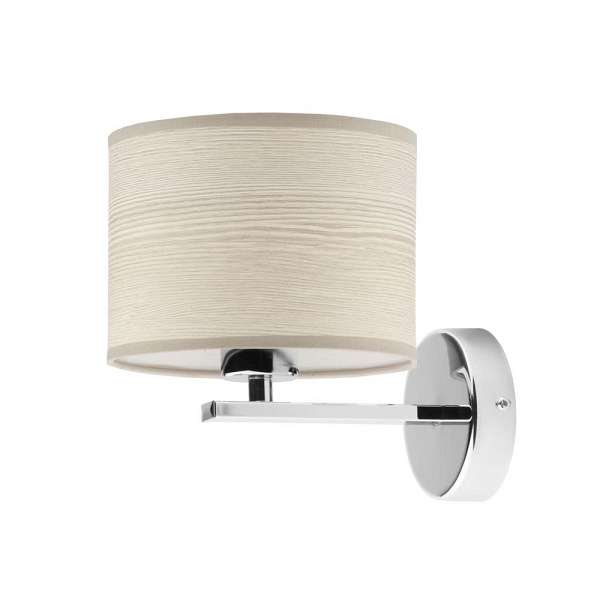 Kinkiet Chromowany  do sypialni MEDELIN ECO  Lysne