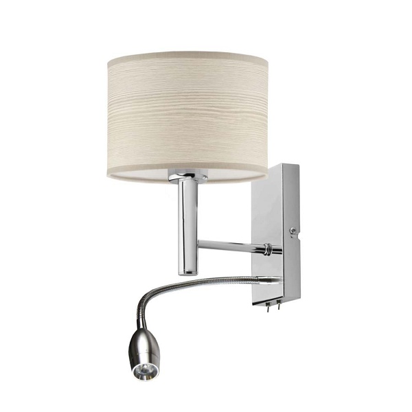 Kinkiet Nowoczesny  do sypialni FLORYDA ECO z włącznikiem  Lysne