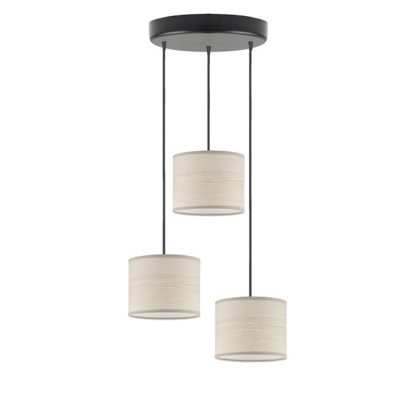 Lampa Trójpłomienna  wisząca PUEBLO ECO  Lysne