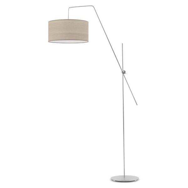 Lampa Srebrna  stojąca BILBAO ECO  Lysne