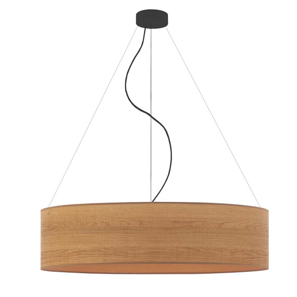 Lampa wisząca  PORTO ECO fi - 80 cm - kolor dąb sonoma  Lysne