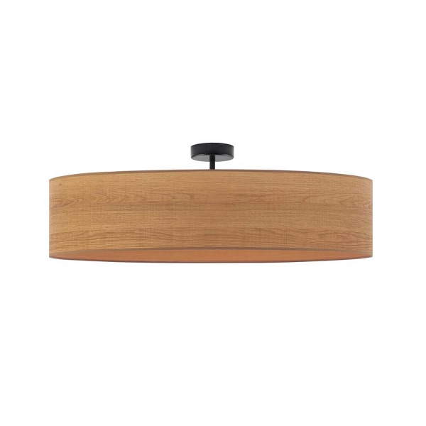 Żyrandol Fornirowy żyrandol do kuchni GRENADA ECO fi - 80 cm ECO - kolor dąb sonoma  Lysne