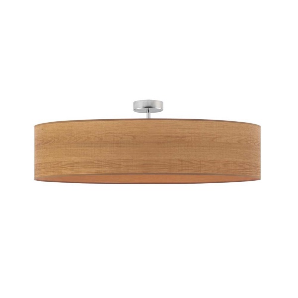 Żyrandol Fornirowy żyrandol do kuchni GRENADA ECO fi - 80 cm ECO - kolor dąb sonoma  Lysne