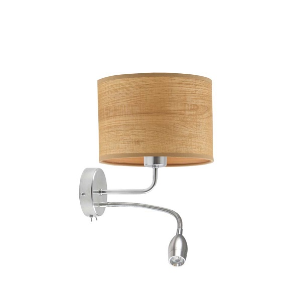 Kinkiet Nowoczesny  do sypialni LED CAPRI ECO z włącznikami  Lysne