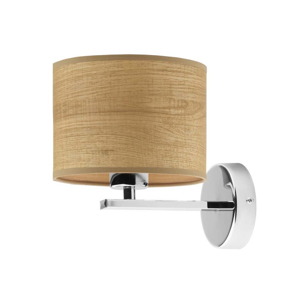 Kinkiet Chromowany  do sypialni MEDELIN ECO  Lysne