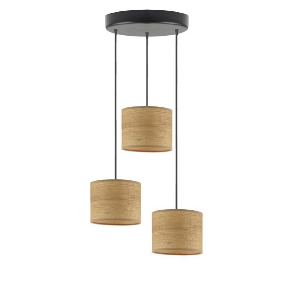 Lampa Trójpłomienna  wisząca PUEBLO ECO  Lysne