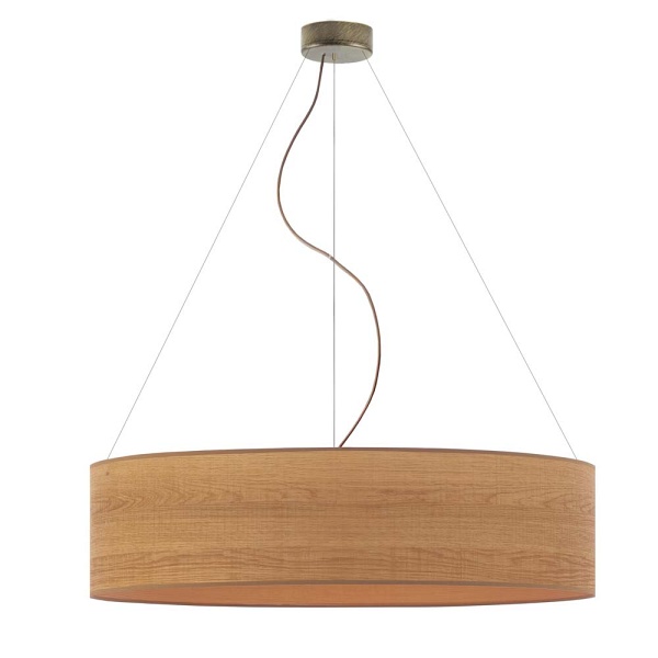 Lampa wisząca  PORTO ECO fi - 80 cm - kolor dąb sonoma  Lysne