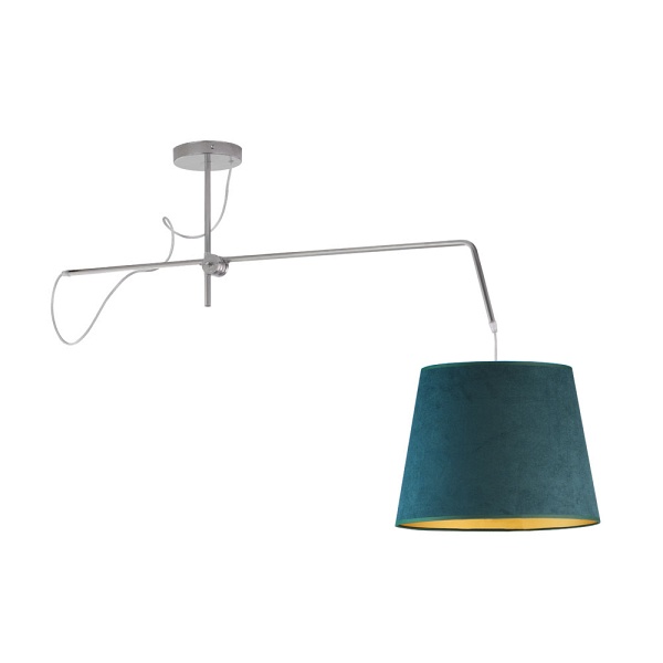Lampa wisząca z regulowanym ramieniem OVIEDO VELUR  Lysne