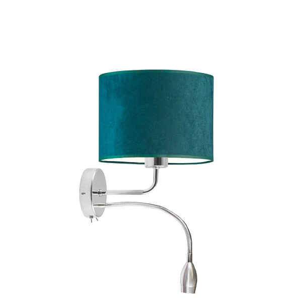 Lampka ścienna do czytania CAPRI VELUR  Lysne