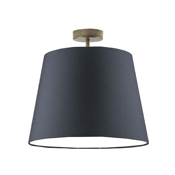 Żyrandol do salonu KAIR - kolor grafitowy  Lysne