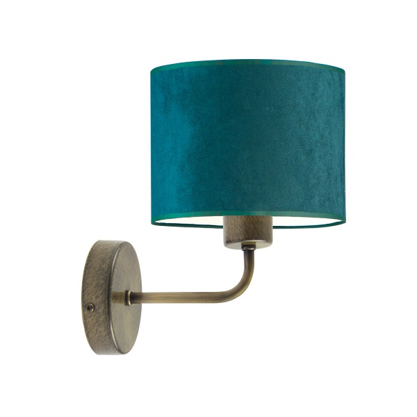 Kinkiet Nowoczesny  ze złotym wnętrzem MODENA VELUR  Lysne