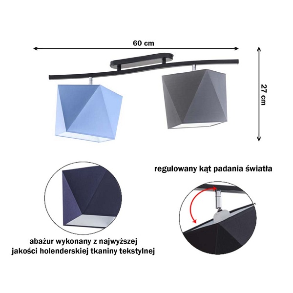 Żyrandol pokojowy CORONA  Lysne