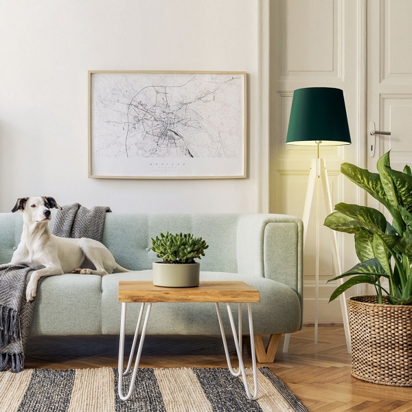 Lampa stojąca do salonu ARUBA  Lysne