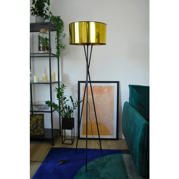 Lampa podłogowa na trzech nogach PARYŻ MIRROR  Lysne