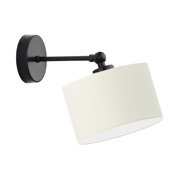 Oświetlenie ścienne z czarnym stelażem TETE  Lysne