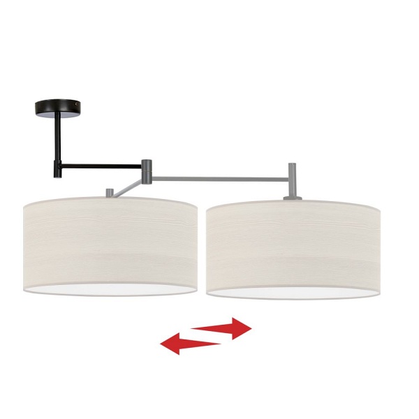 Plafon kuchenny RANGUN ECO z regulowanym ramieniem  Lysne