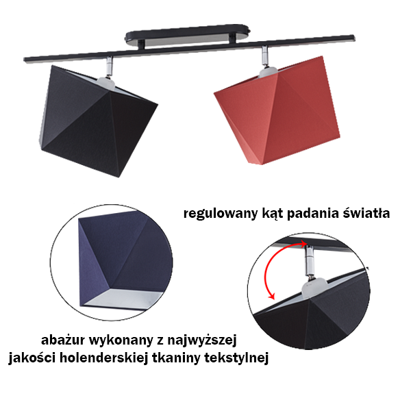 Żyrandol do pokoju AKRON  Lysne