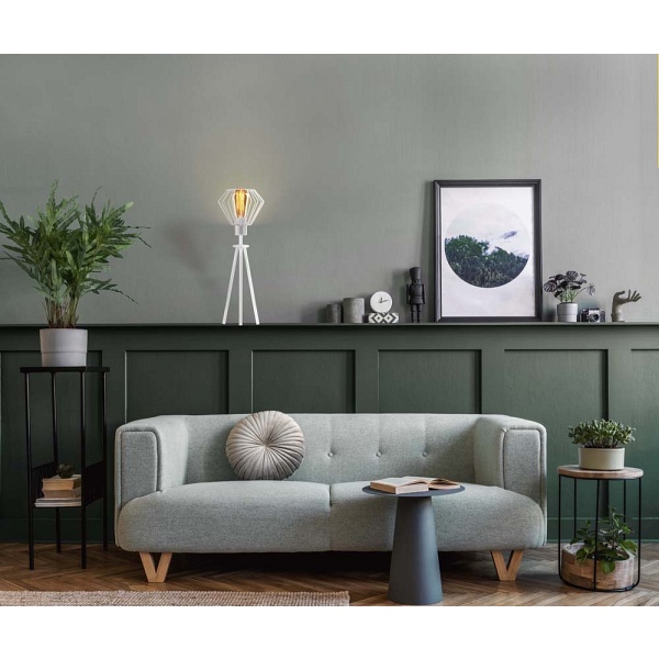 Lampka Loftowa  nocna FERRARA  LOFT z drucianym kloszem  Lysne