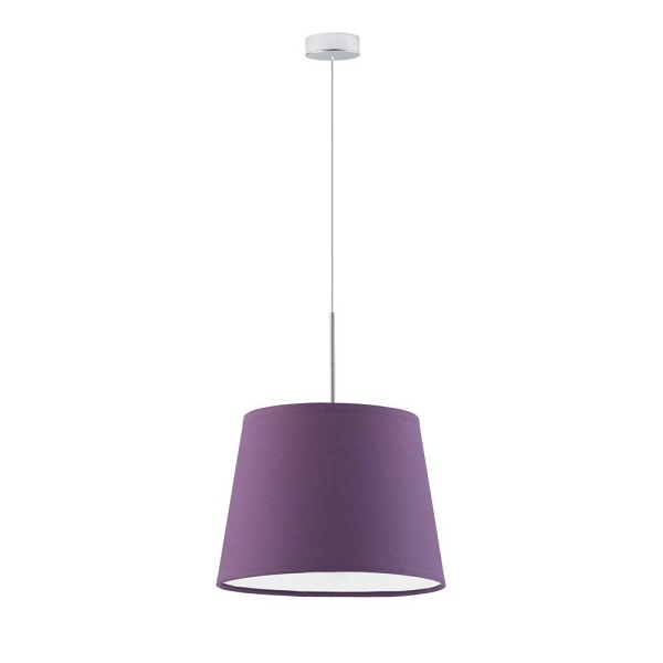 Żyrandol wiszący SARI - kolor fioletowy  Lysne