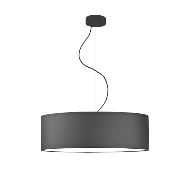 Lampa wisząca do jadalni HAJFA fi - 60 cm - kolor grafitowy  Lysne