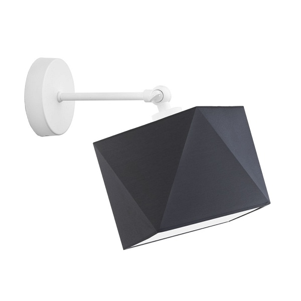 Kinkiet Stylowy  z białym stelażem ULSAN  Lysne