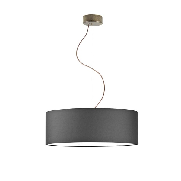 Żyrandol do kuchni HAJFA fi - 50 cm - kolor grafitowy  Lysne