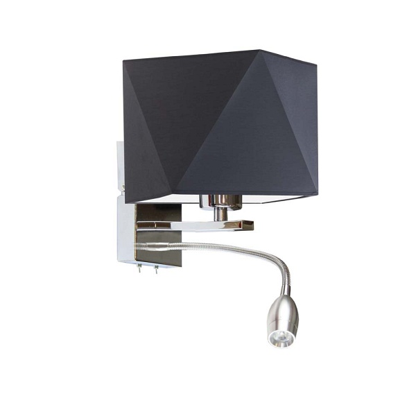 Kinkiet do sypialni nad łóżko MESSA   Lysne