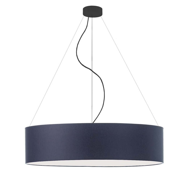 Lampa Nowoczesna  wisząca PORTO fi - 80 cm - kolor granatowy  Lysne