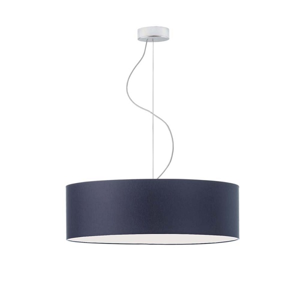 Żyrandol Nowoczesny żyrandol HAJFA fi - 60 cm - kolor granatowy  Lysne