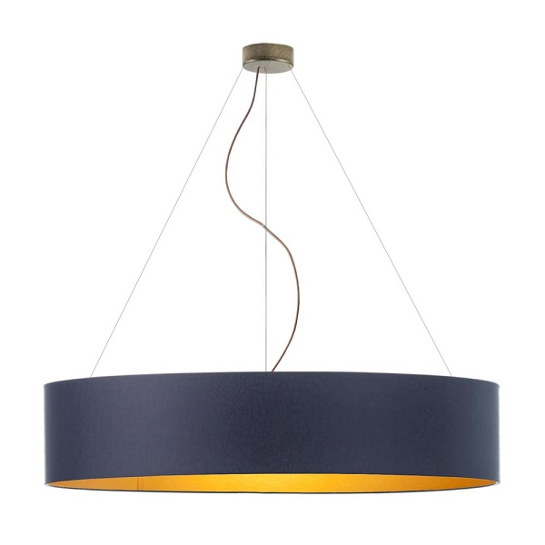 Lampa wisząca do salonu PORTO GOLD fi - 100 cm   Lysne