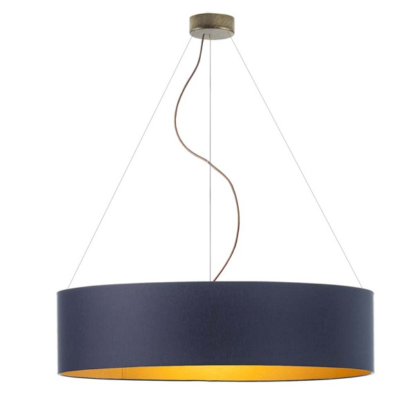 Żyrandol do salonu PORTO GOLD fi - 80 cm   Lysne