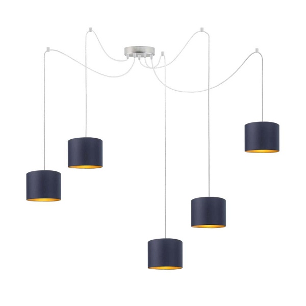 Lampa Wisząca  pająk WAIKIKI W5 GOLD  Lysne