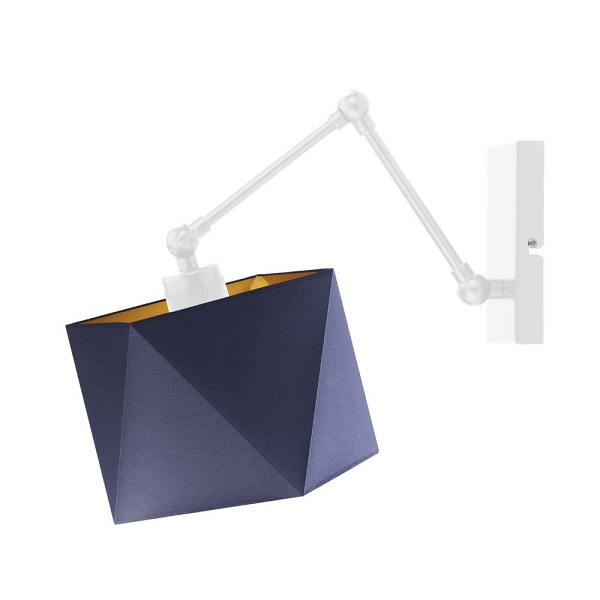 Kinkiet do sypialni nad łóżko AMARILLO GOLD  Lysne