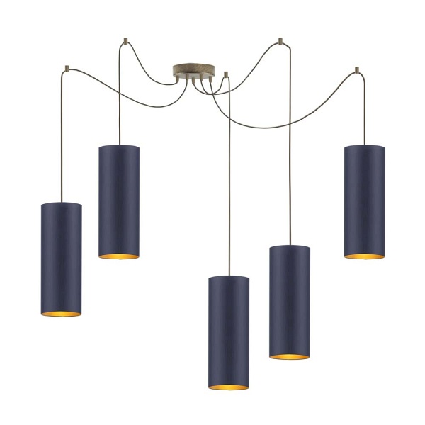 Lampa wisząca nad stół VIZELA T5  GOLD  Lysne