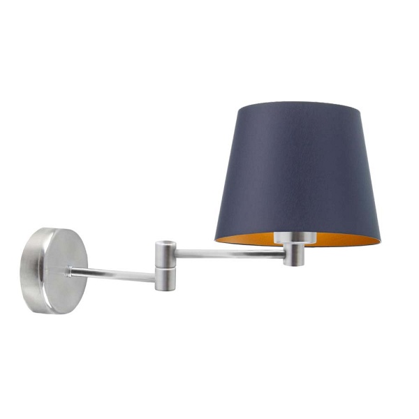 Lampa ścienna na wysięgniku ruchomym LUGO GOLD  Lysne