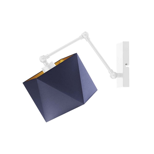 Kinkiet do sypialni nad łóżko AMARILLO GOLD  Lysne