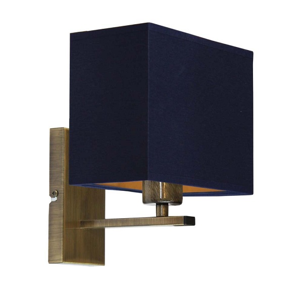 Kinkiet Prostokątny  MALAGA GOLD  Lysne