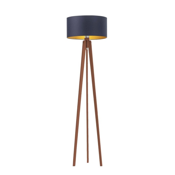 Oświetlenie podłogowe do salonu MIAMI GOLD  Lysne