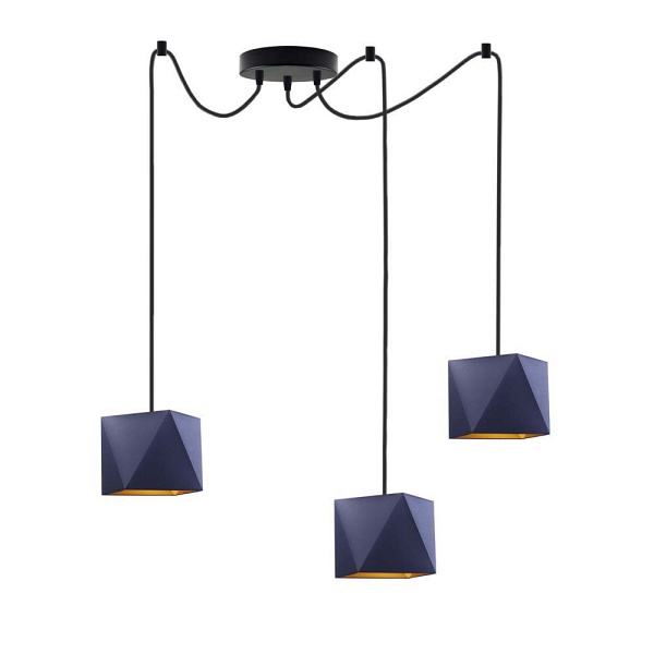 Lampa Wisząca  pająk KANO D3 GOLD  Lysne